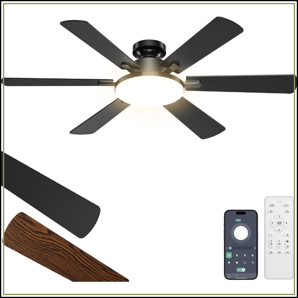 Ceiling Fan Mount - 52 Inch Ceiling Fan with Lights,
