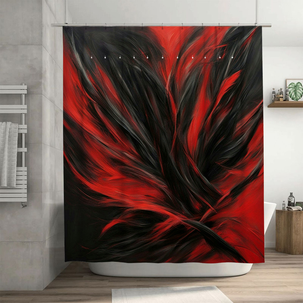 Red and Black Abstract Print S - Home Improvement Ideas recensione e prezzo