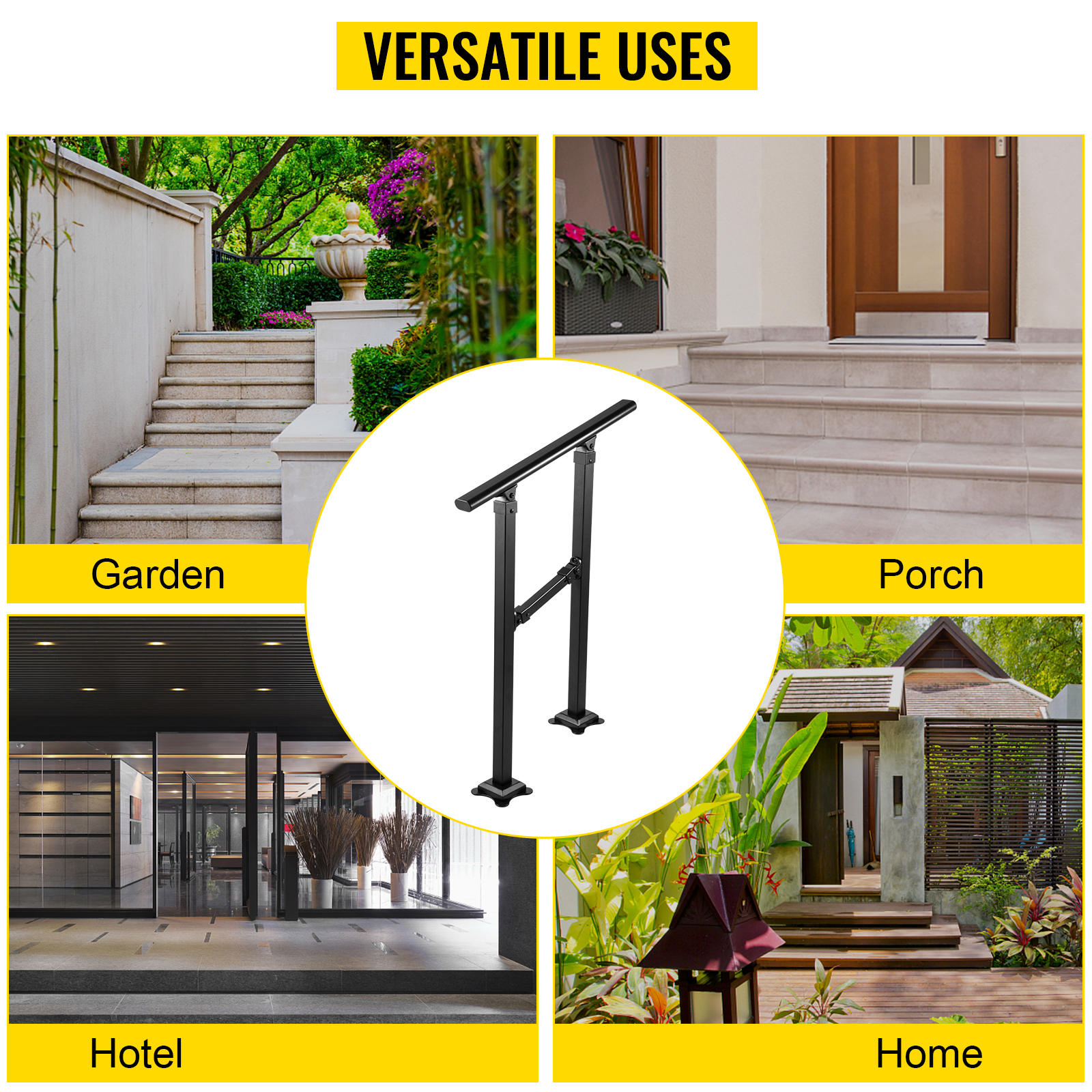 SucceBuy Iron Handrail Stair R - Home Improvement Fence recensione e prezzo