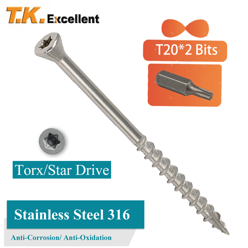 Stainless Steel Torx Wood Scre - Deck Screw Stainless recensione e prezzo