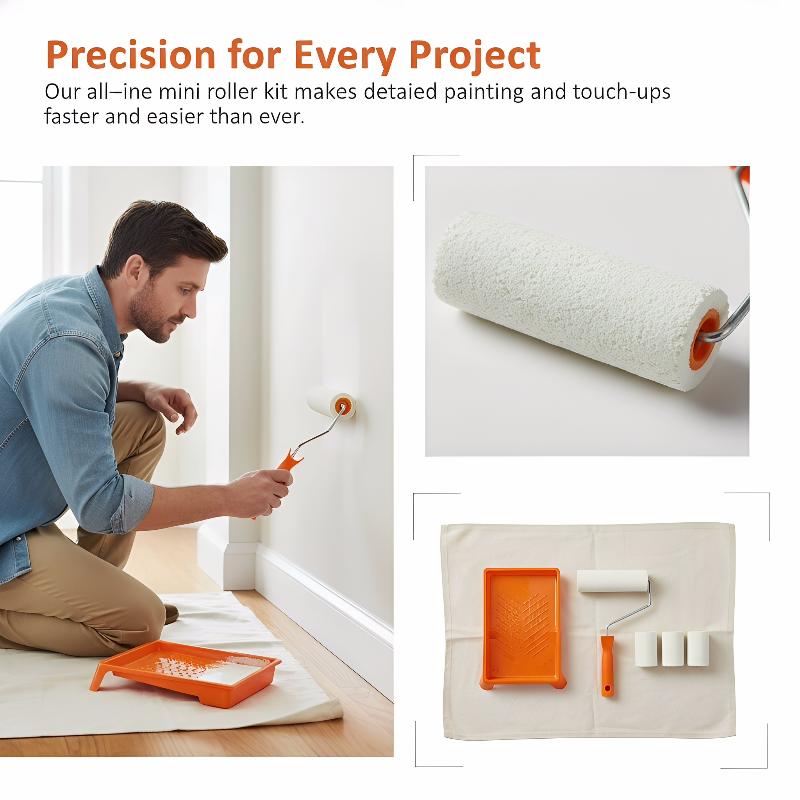 6Pcs Foam Paint Roller Kit 2 I - Home Improvement Ideas recensione e prezzo