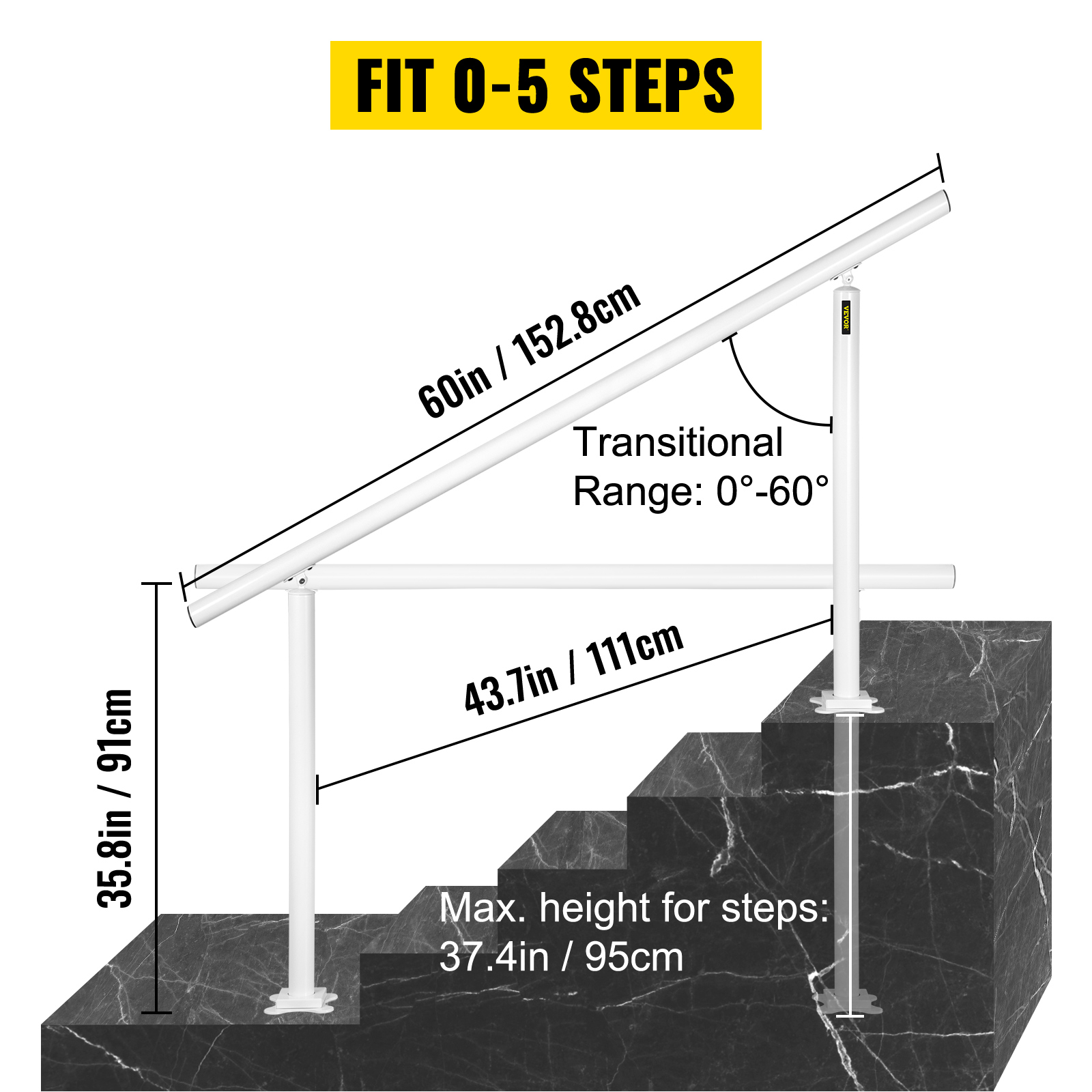 SucceBuy Handrail for Outdoor  - Home Improvement Fence recensione e prezzo
