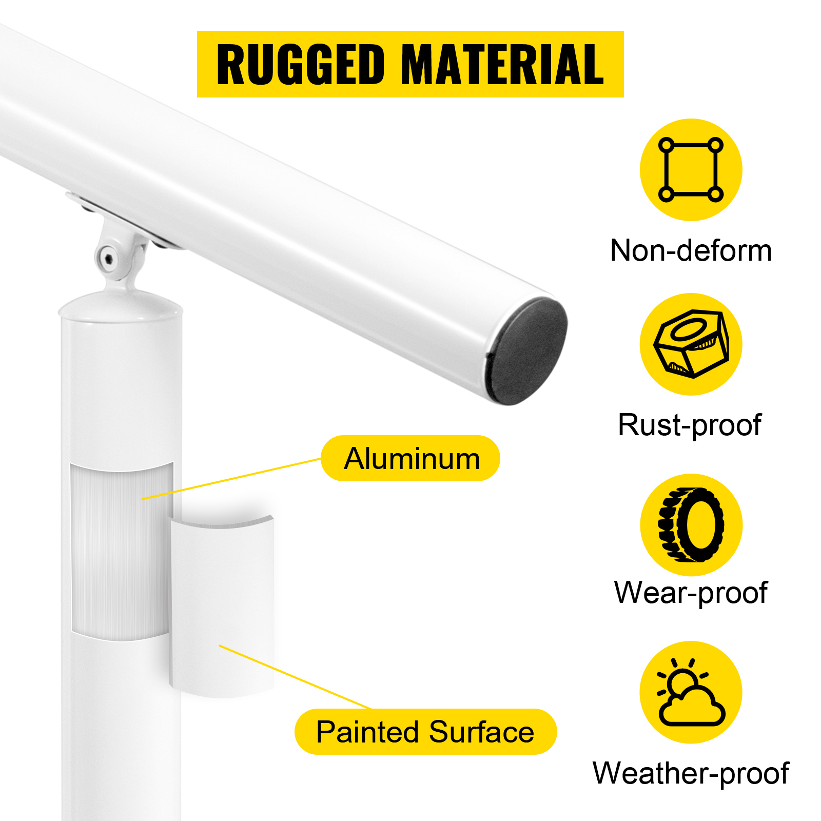 SucceBuy Handrail for Outdoor  - Home Improvement Fence recensione e prezzo