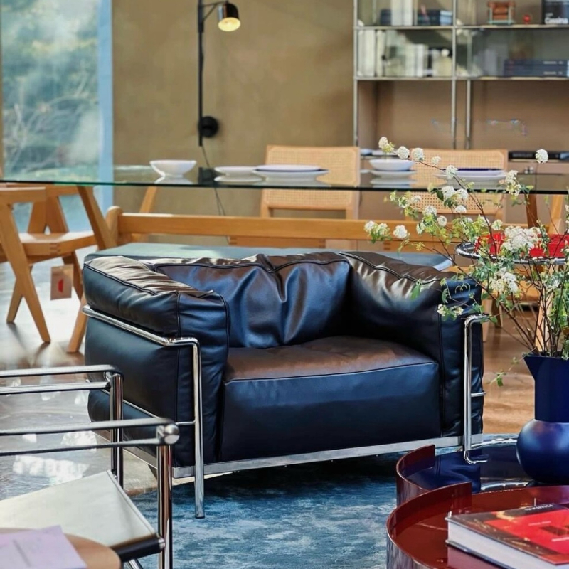 Service Black Luxury Sofa Leat - Home Improvement And Services recensione e prezzo