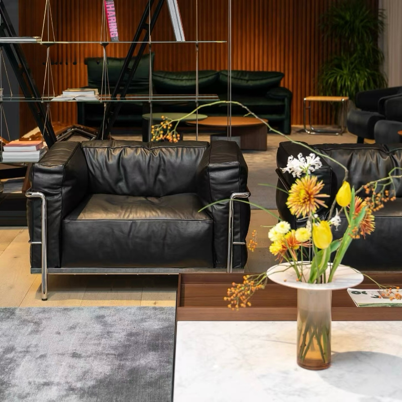 Service Black Luxury Sofa Leat - Home Improvement And Services recensione e prezzo