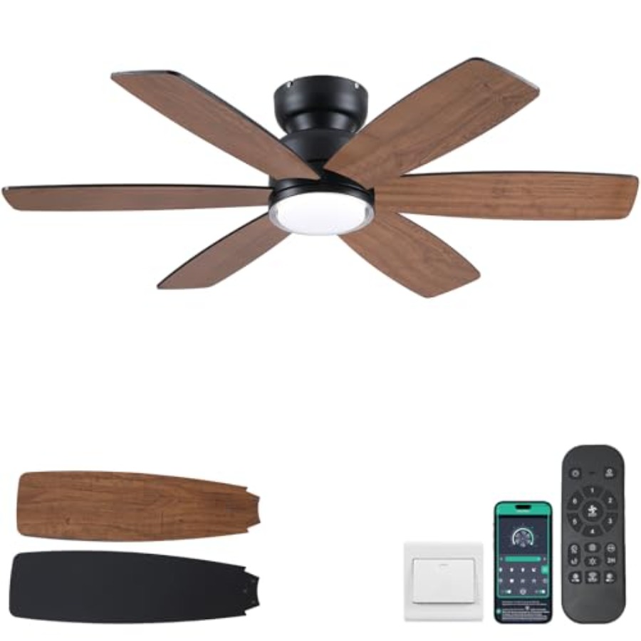 Rustic Ceilg Fans with Lights, - Ceiling Fan Mount recensione e prezzo