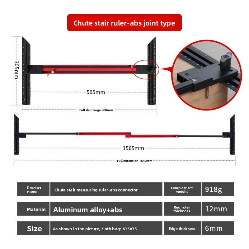 Aluminum Alloy Stair Ruler,Hig - Home Improvement In Usa recensione e prezzo