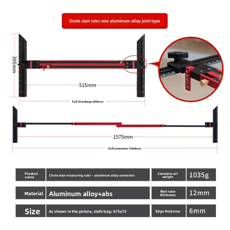 Aluminum Alloy Stair Ruler,Hig - Home Improvement In Usa recensione e prezzo