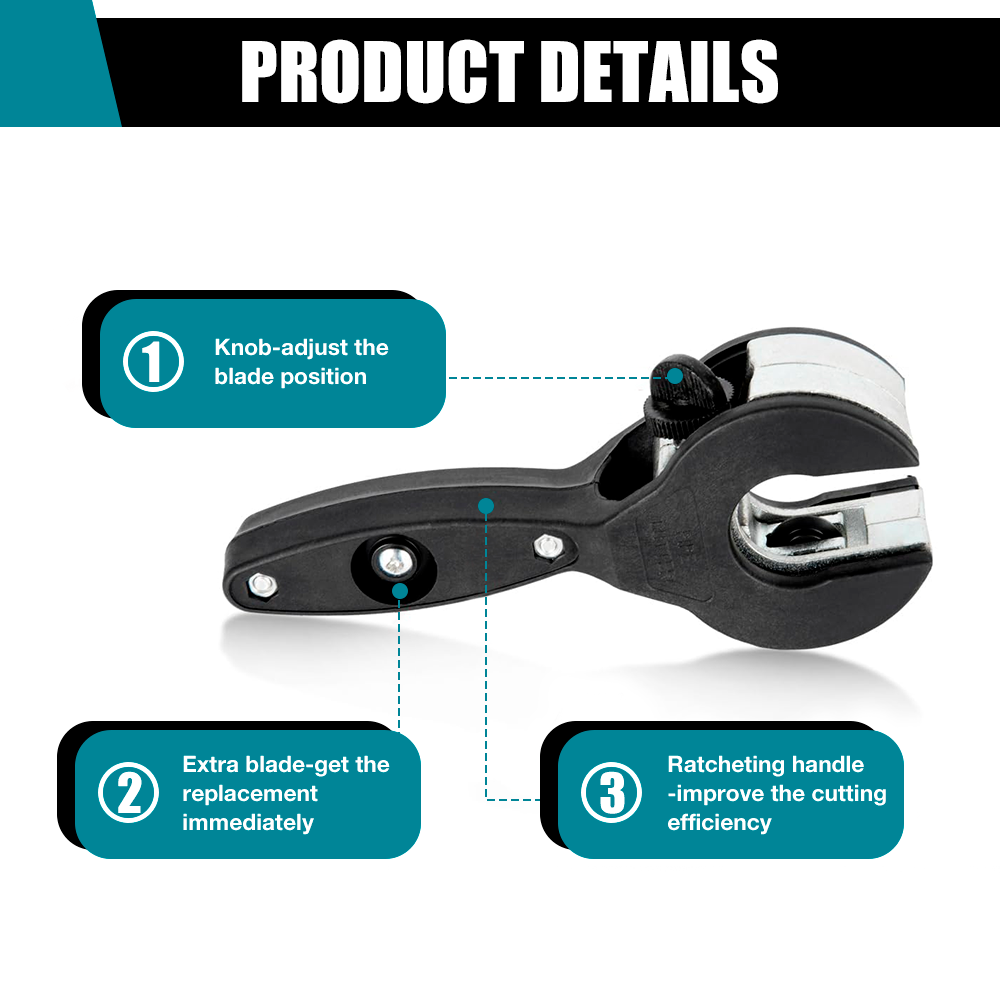 6-29mm Ratchet Pipe Cutter,Hom - Home Improvement Help recensione e prezzo