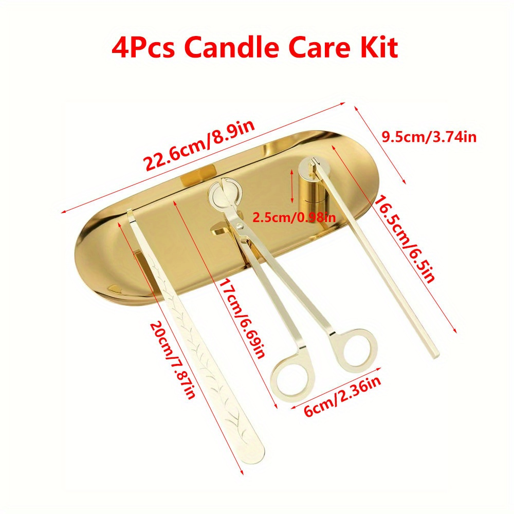 4pcs/set Luxury Candle Care Ki - Home Improvement Help recensione e prezzo