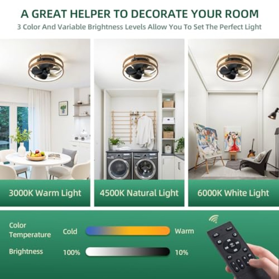 13 Inch Small Ceiling Fan with - Ceiling Fan Mount recensione e prezzo