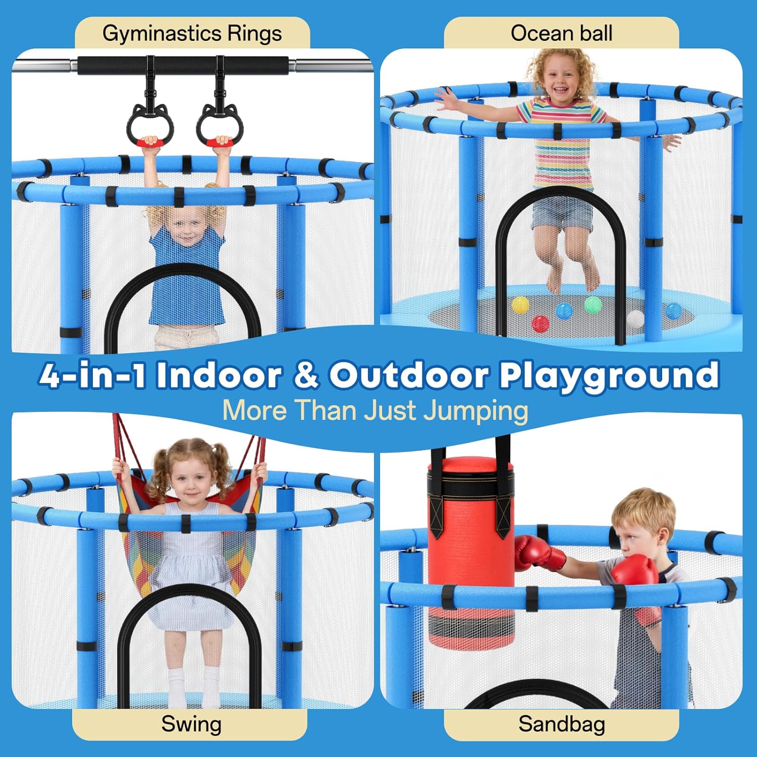 Toddler Trampoline,Trampoline  - Home Improvement Furniture recensione e prezzo