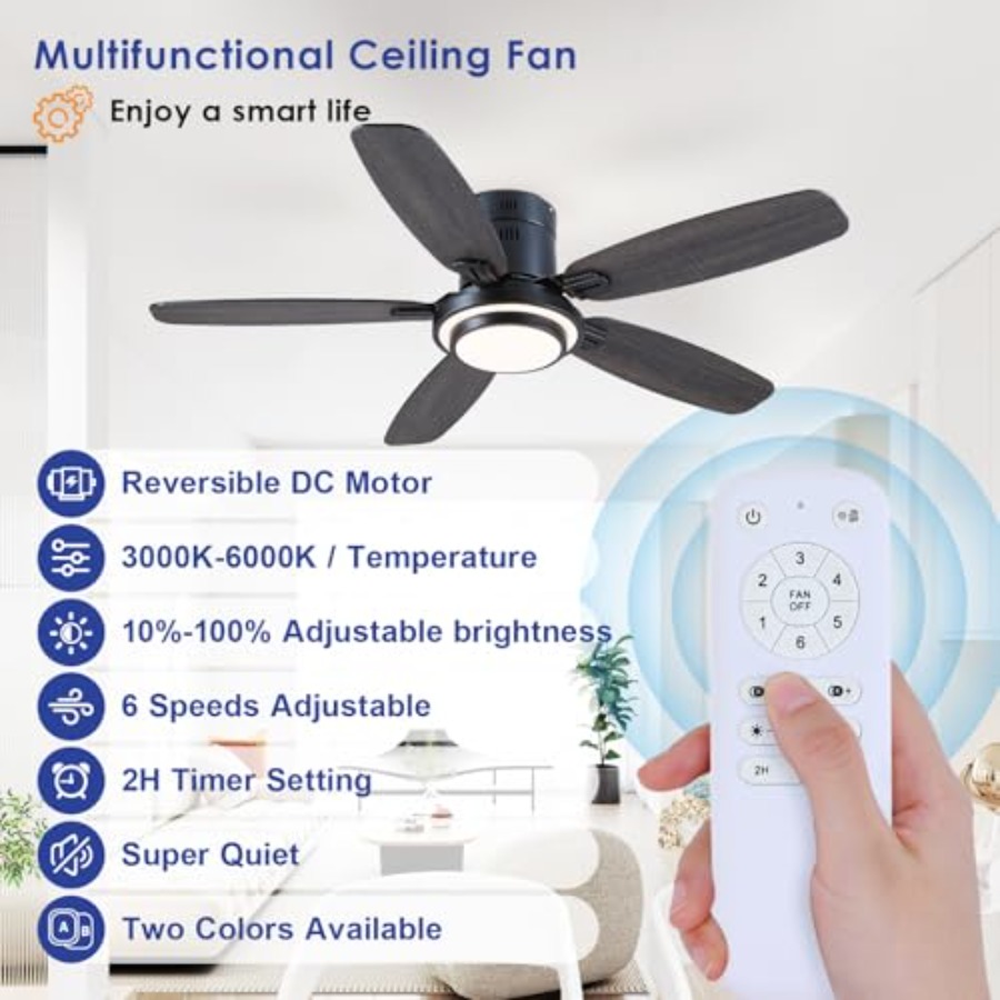 Low Profile Ceiling Fans with  - Ceiling Fan Mount recensione e prezzo