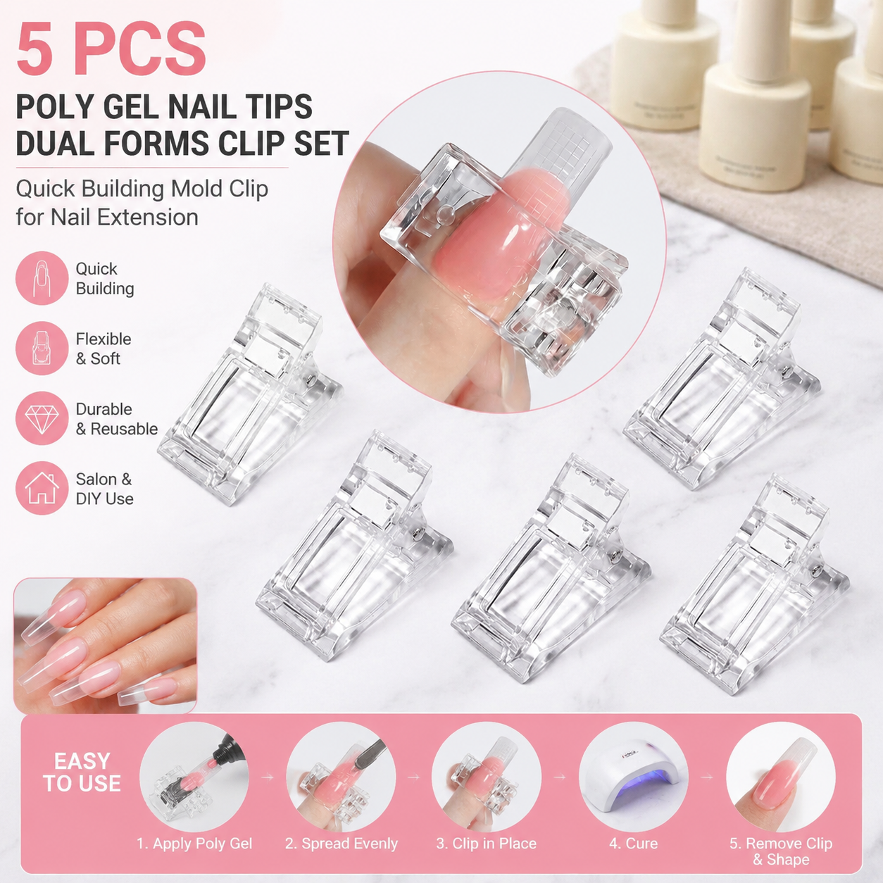 5 Pcs Flexible Soft Poly Gel N - Home Improvement Help recensione e prezzo
