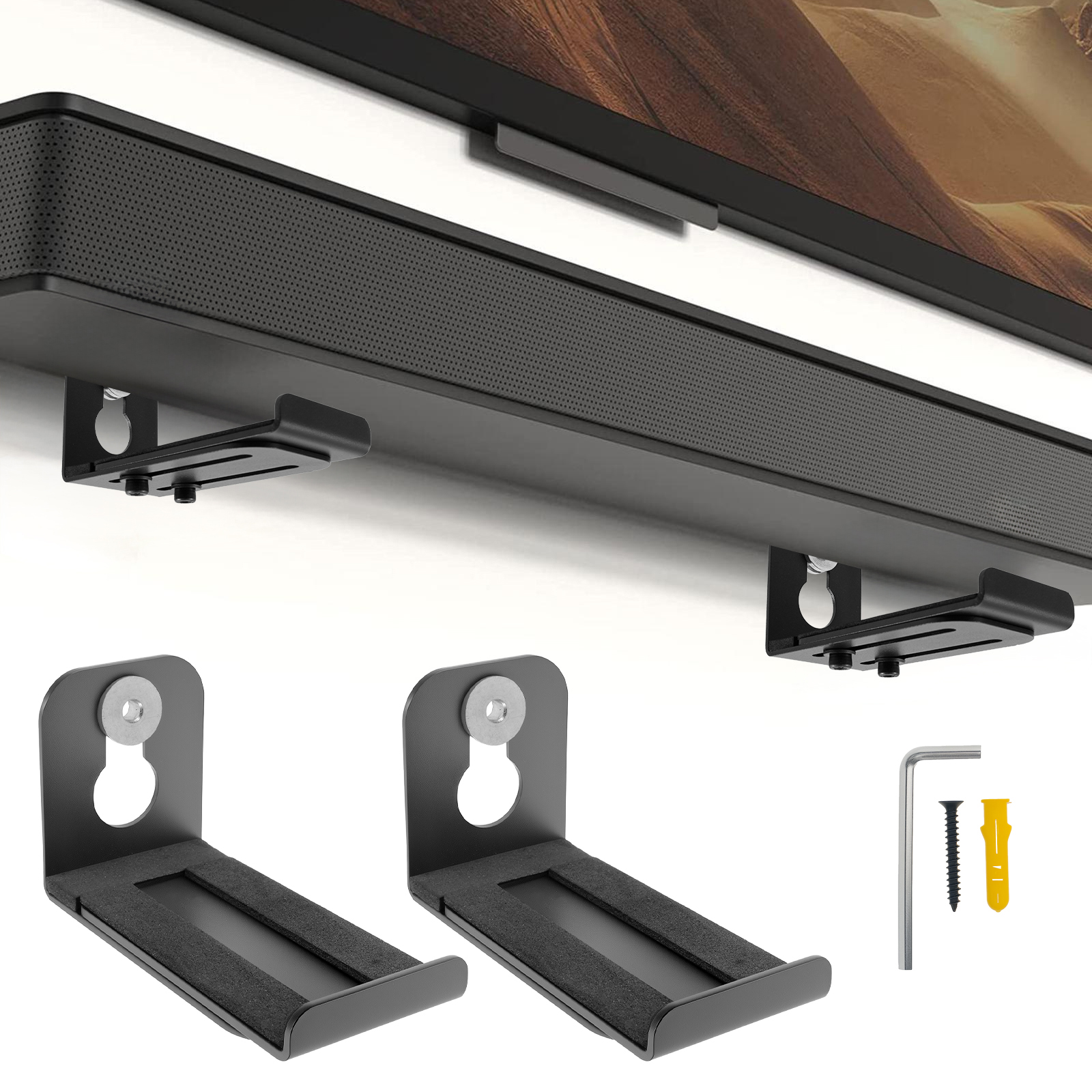 2Pcs Soundbar Speaker Stands W - Home Improvement Help recensione e prezzo
