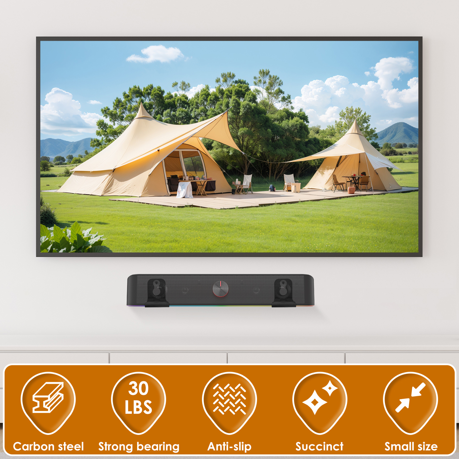 2Pcs Soundbar Speaker Stands W - Home Improvement Help recensione e prezzo