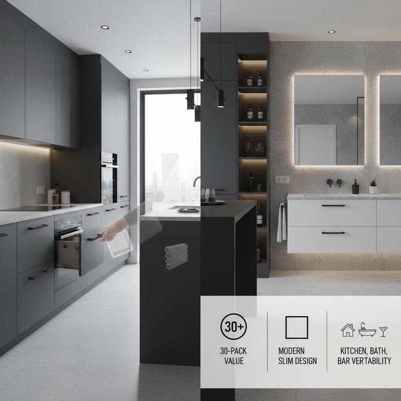 Slim Square Drawer Hardware 3. - Home Improvement Kitchen Set recensione e prezzo