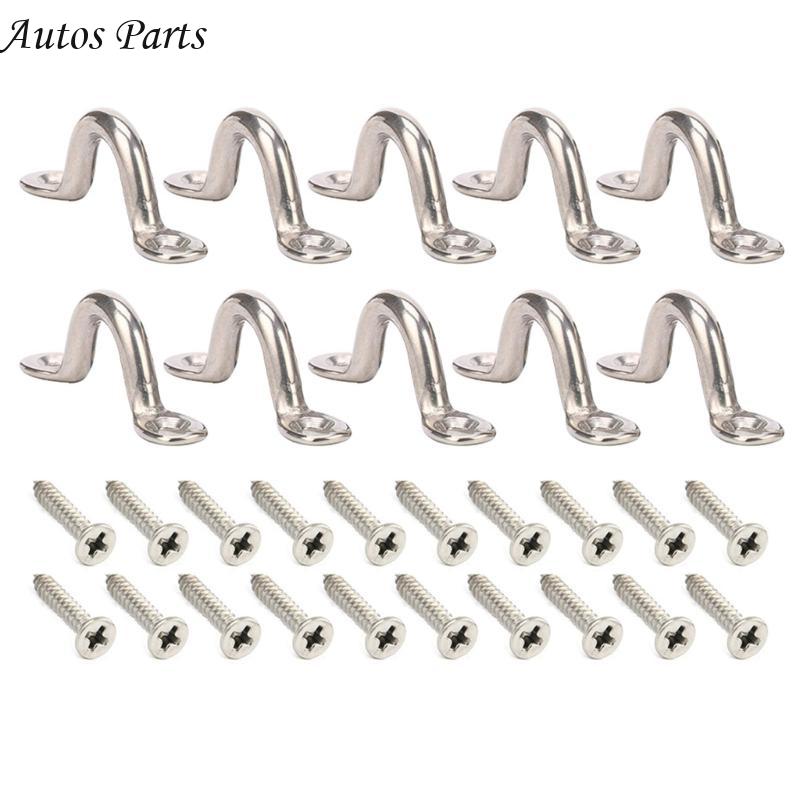 57BA 8pcs/10pcs Tie Down Ancho - Deck Screw Stainless recensione e prezzo