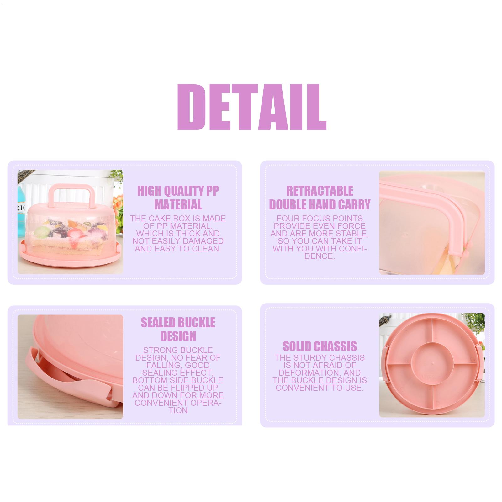 Cake Carrier With Lid And Hand - Home Improvement Help recensione e prezzo