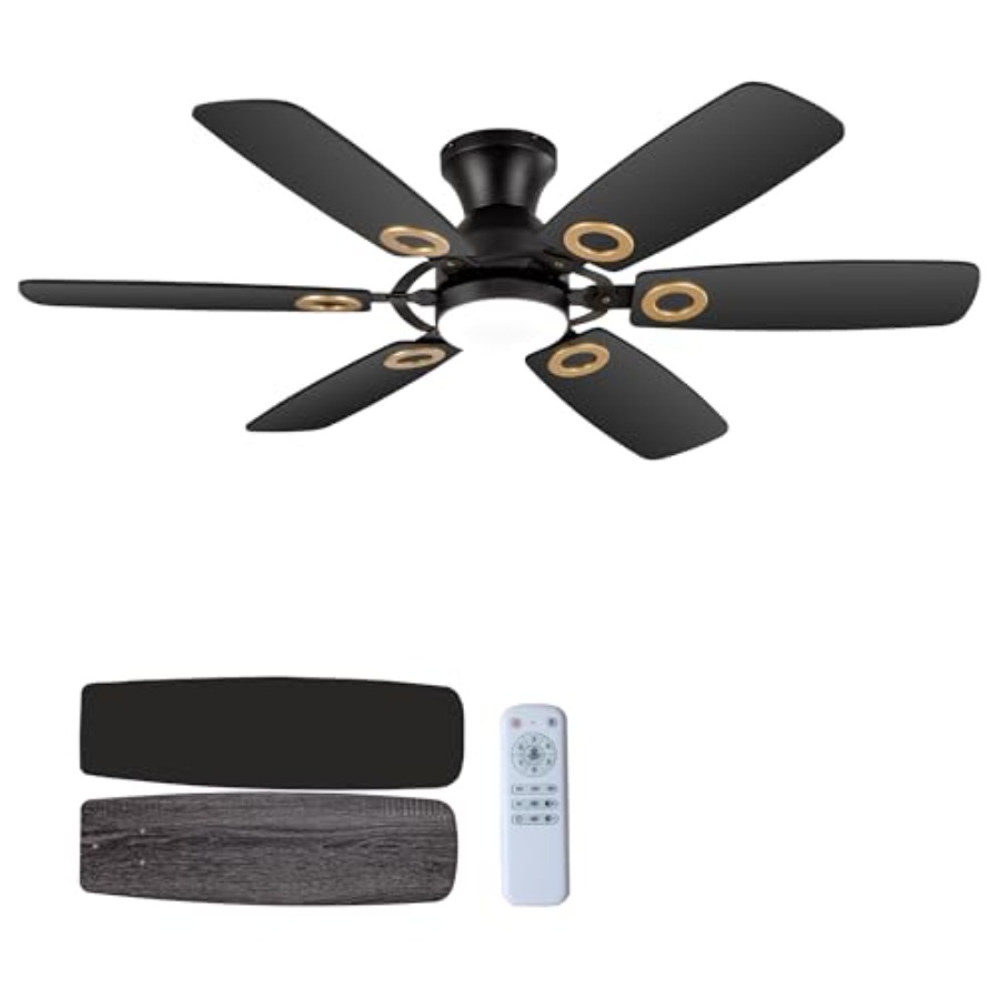 Ceiling Fans with Lights, Blac - Ceiling Fan Mount recensione e prezzo