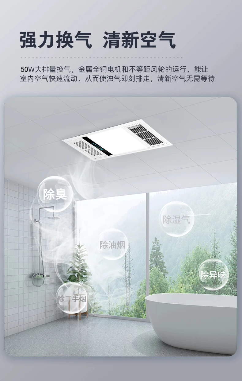 220V Bathroom Exhaust Fan with - Ceiling Fan Mount recensione e prezzo
