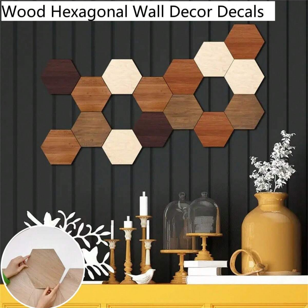 6PCS Hexagon Wall Decals, Self - Home Improvement Ideas recensione e prezzo