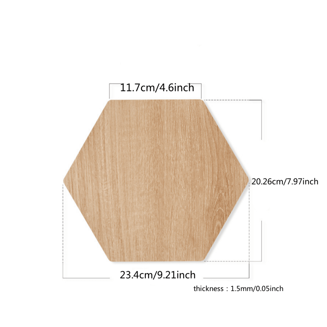 6PCS Hexagon Wall Decals, Self - Home Improvement Ideas recensione e prezzo