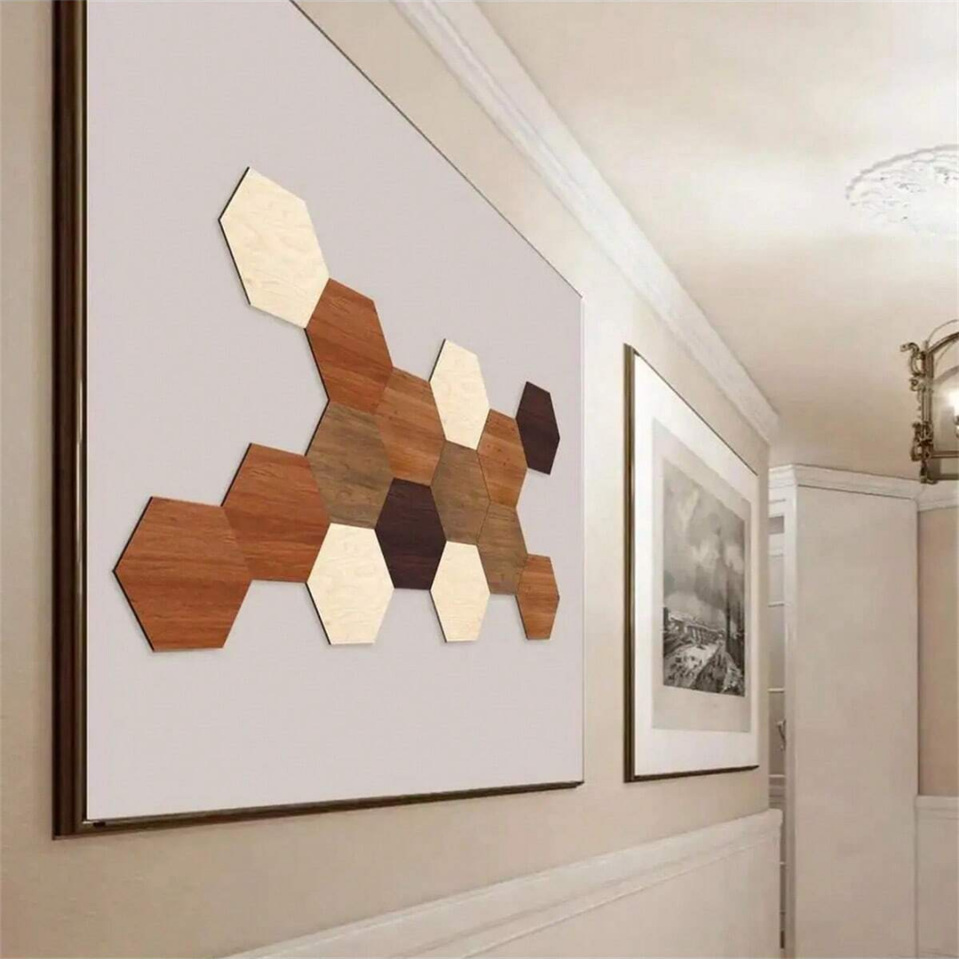 6PCS Hexagon Wall Decals, Self - Home Improvement Ideas recensione e prezzo