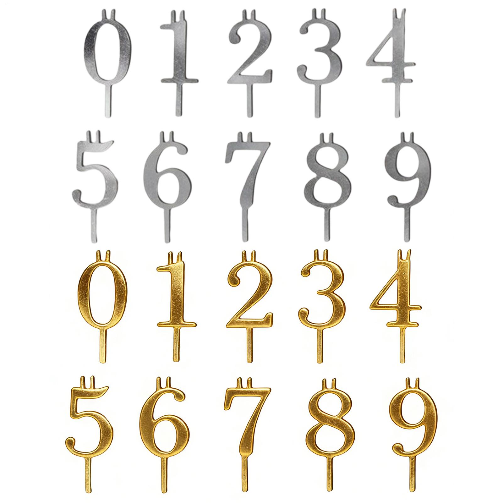 10pcs 0-9 Number Cake Toppers  - Home Improvement Help recensione e prezzo